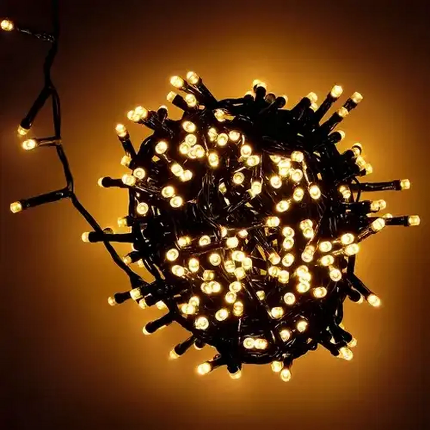 Image of Cluster Warm White Battery Operated LED Lights 7.5m