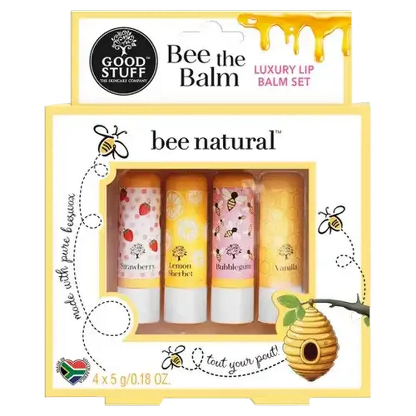 Checkers Sixty60 | Good Stuff Bee Natural Luxury Lip Balm Set 4 x 5g