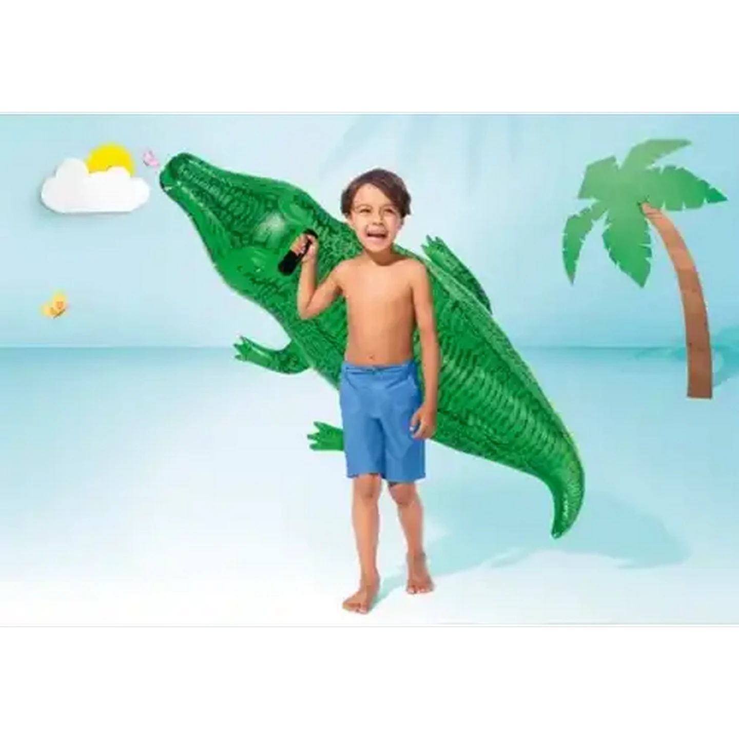 Image of Intex Lil' Gator Ride-On 1.68m x 86cm
