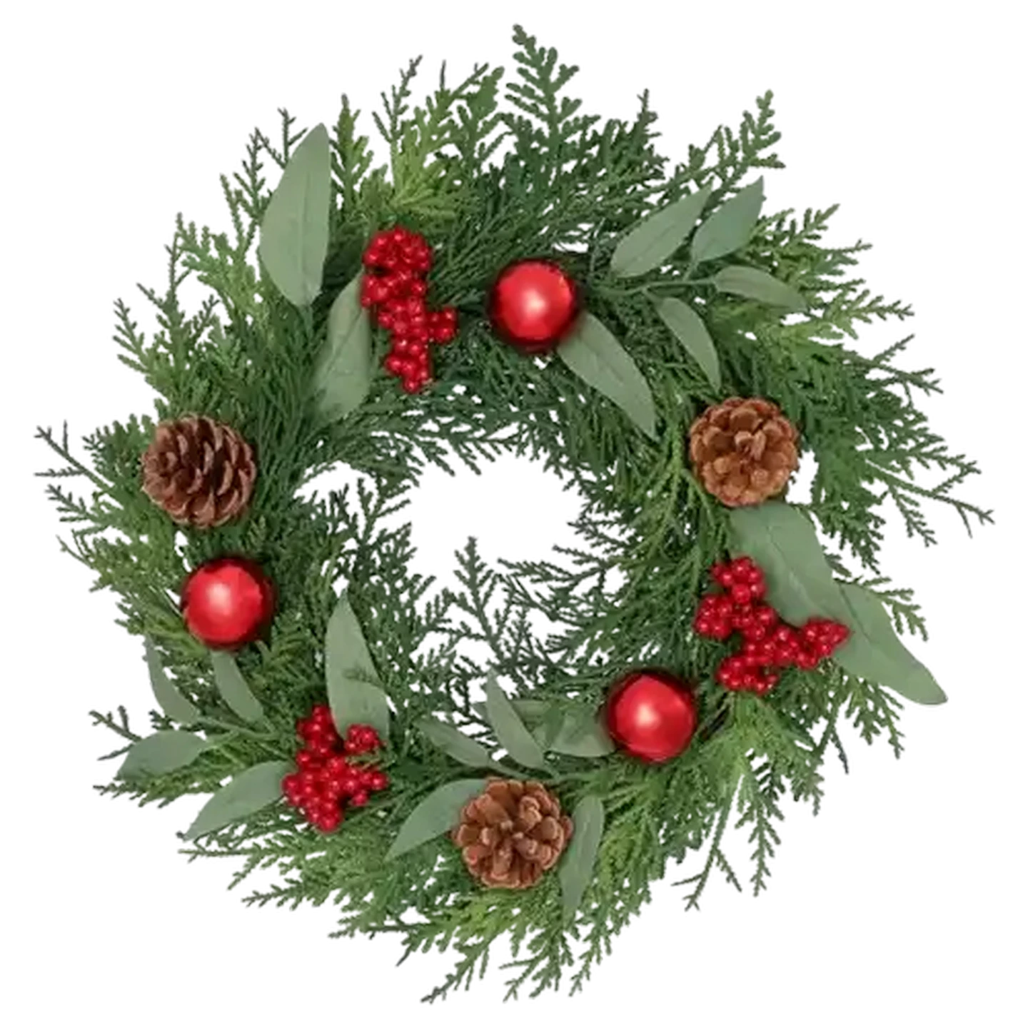 Image of Soft Touch Cedar Wreath 36cm