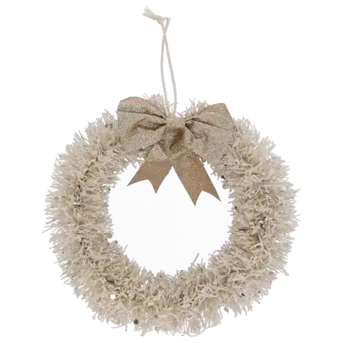 Image of Gold Wreath with Ribbon