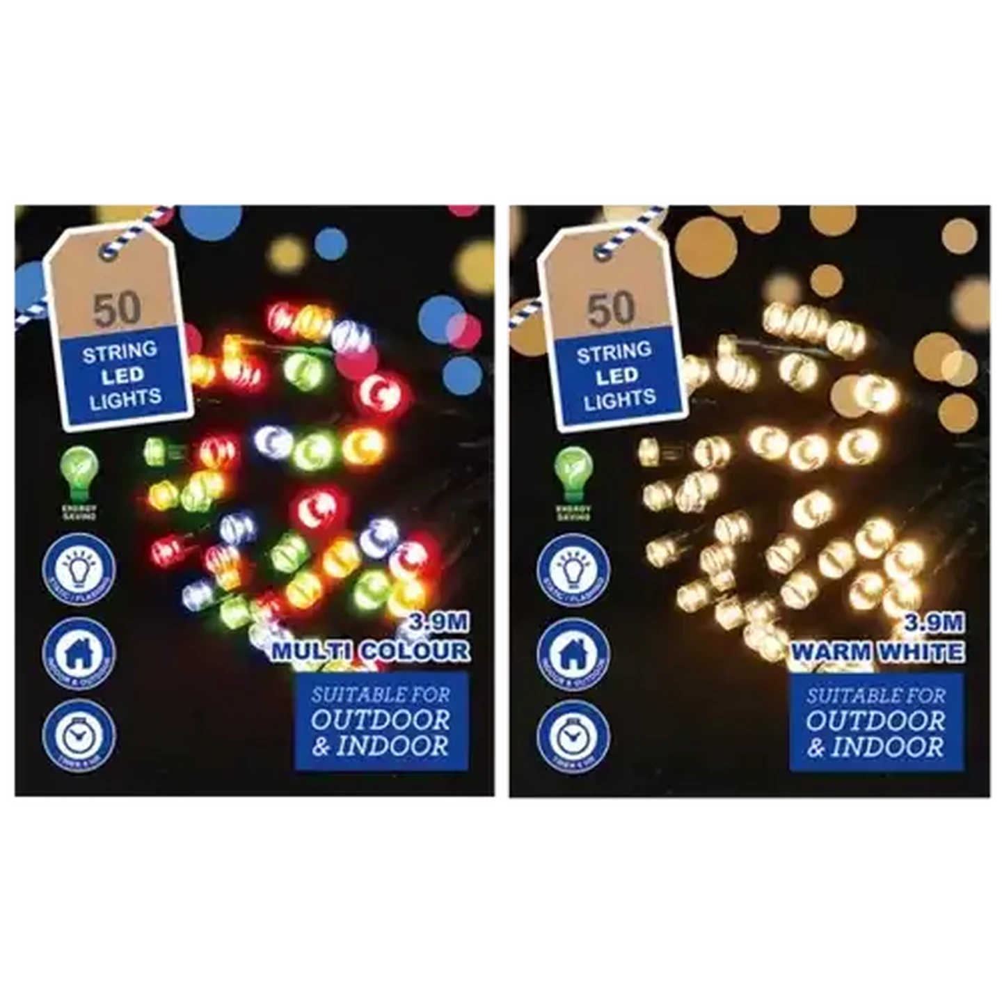 Image of Micro LED Bulb Lights 3.9m (Colour May Vary)