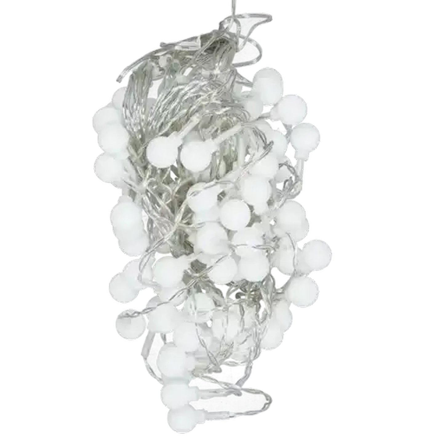 Image of Curtain Battery Operated Ball LED Lights 80-Pack