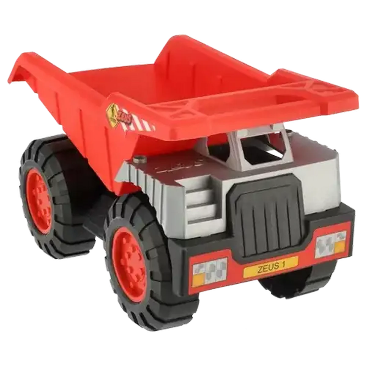 Checkers Sixty60 | Zeus Red & Grey Dump Truck with Building Blocks