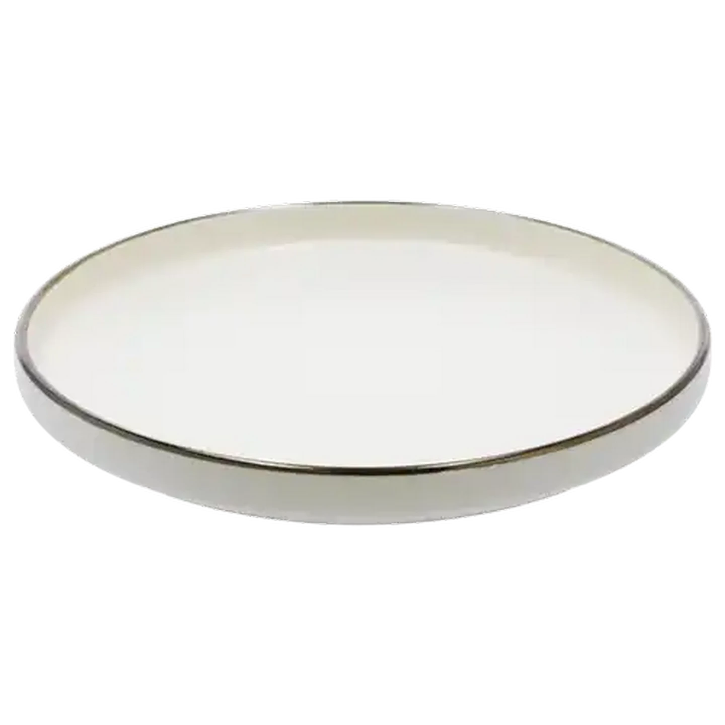 Image of Cream Gold Rim Side Plate 20cm