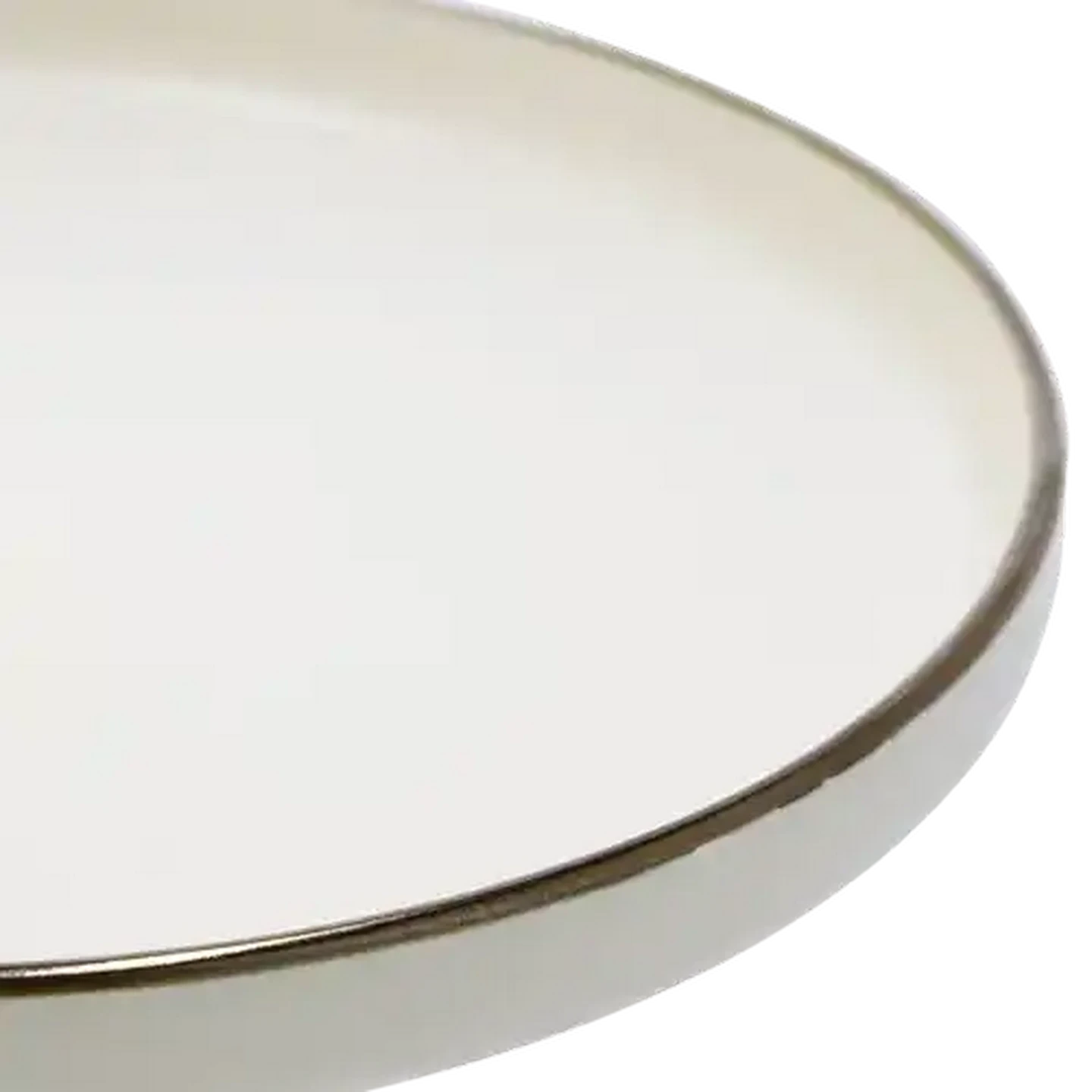 Image of Cream Gold Rim Side Plate 20cm