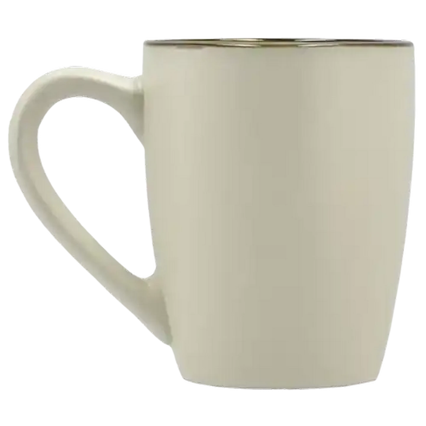 Image of Cream Gold Rim Coffee Mug 300ml