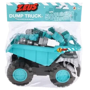 Checkers Sixty60 | Zeus Turquoise and Grey Dumping Truck with