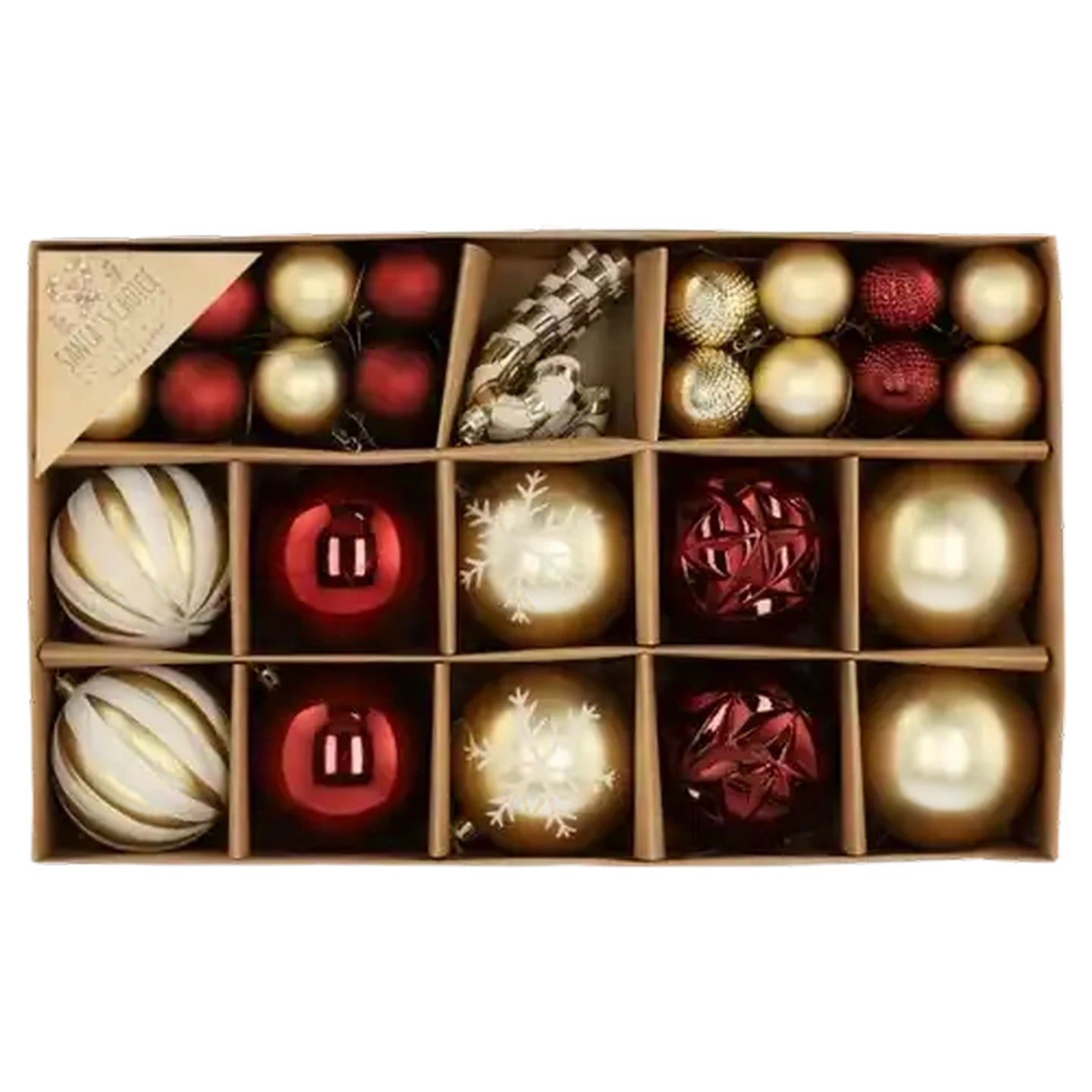 Image of Santa's Choice Mixed Baubles 47 Piece