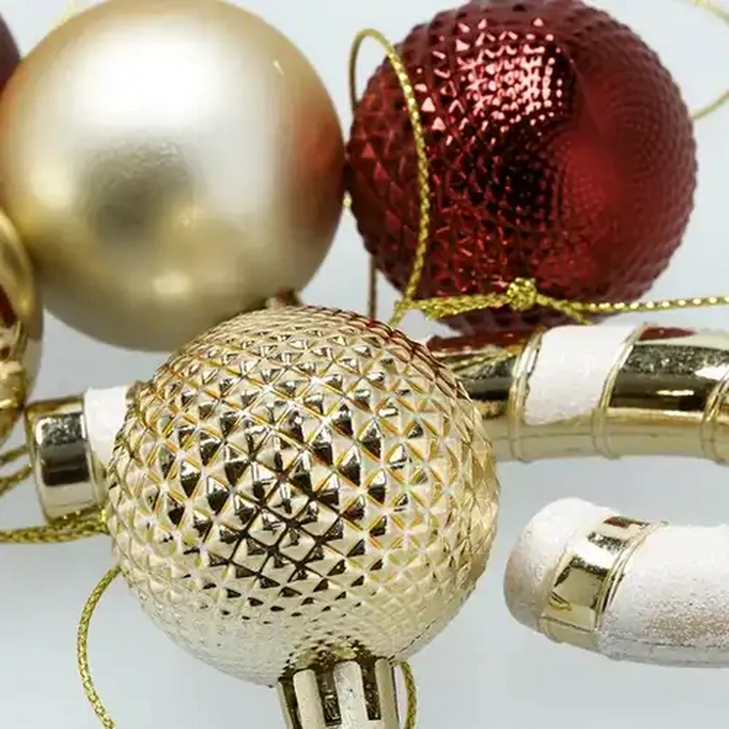Image of Santa's Choice Mixed Baubles 47 Piece