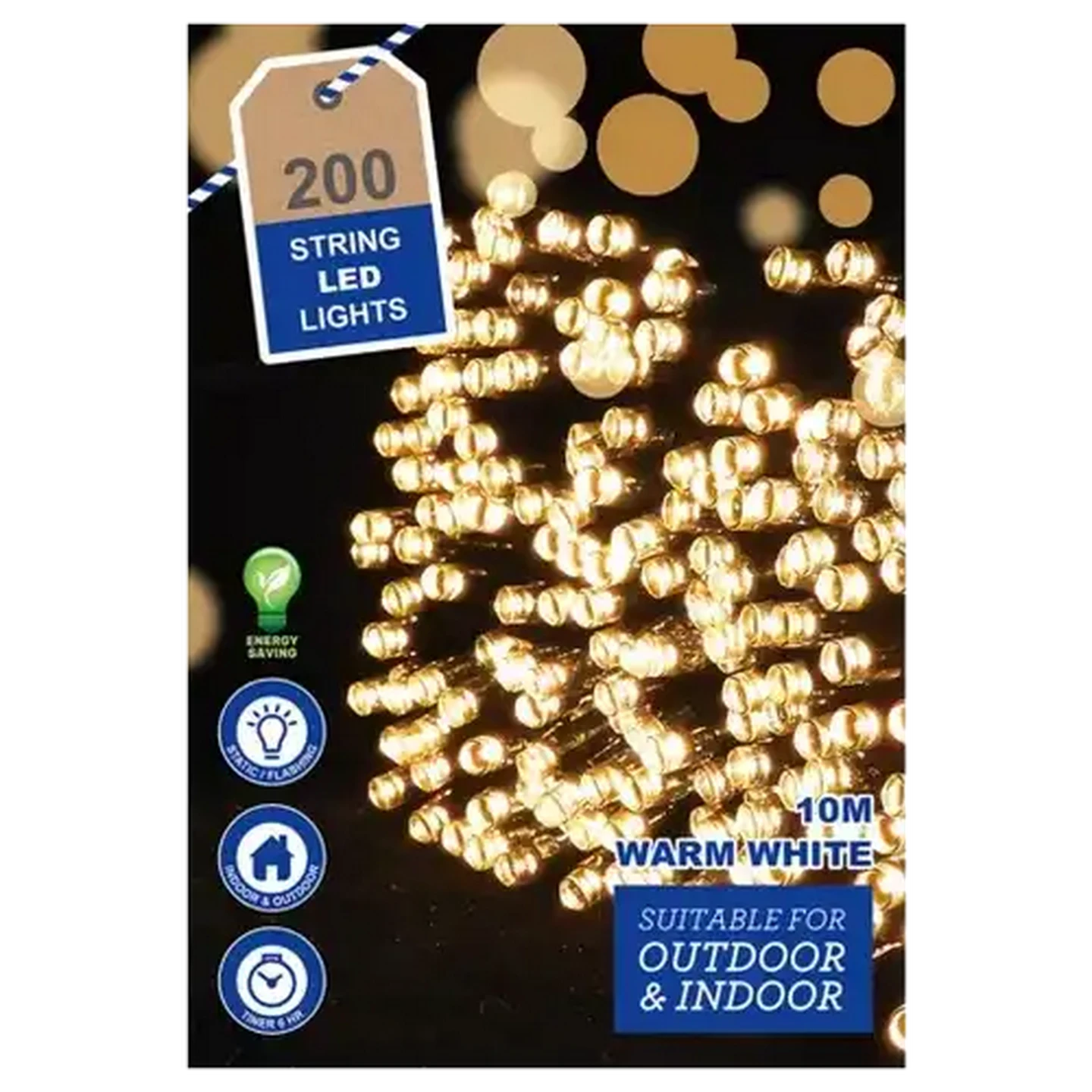 Image of Micro Warm White LED Bulb Lights 10m