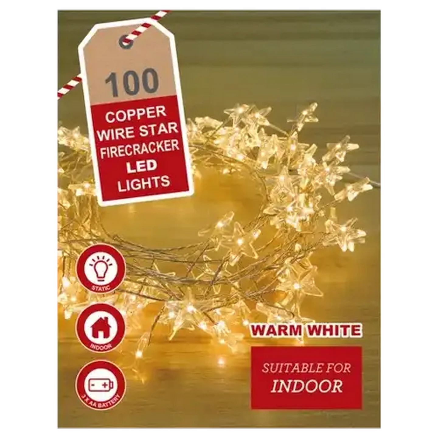 Checkers Sixty60 | Copper Wire Warm White LED Star Lights