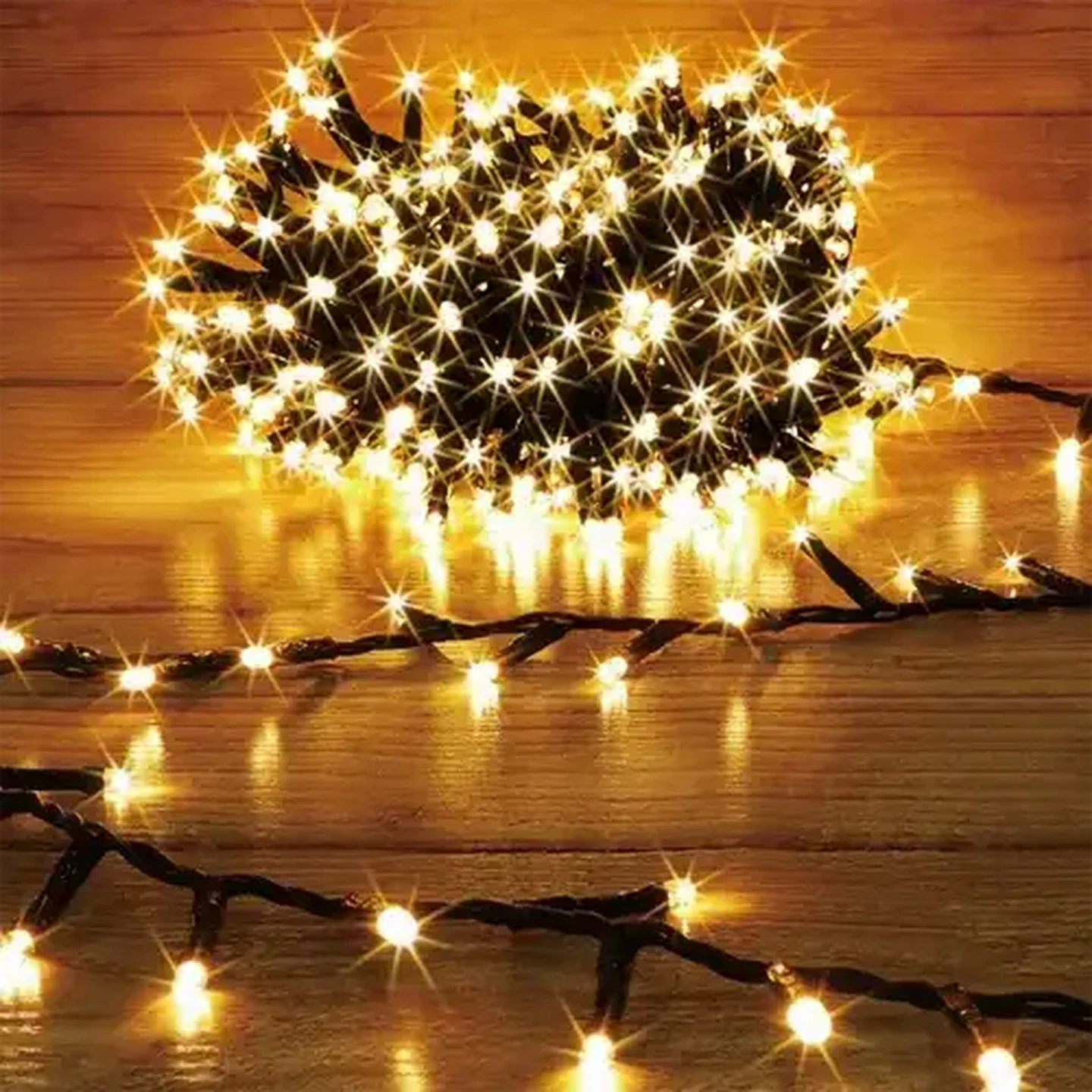 Image of Cluster Warm White LED String Lights 750 Piece