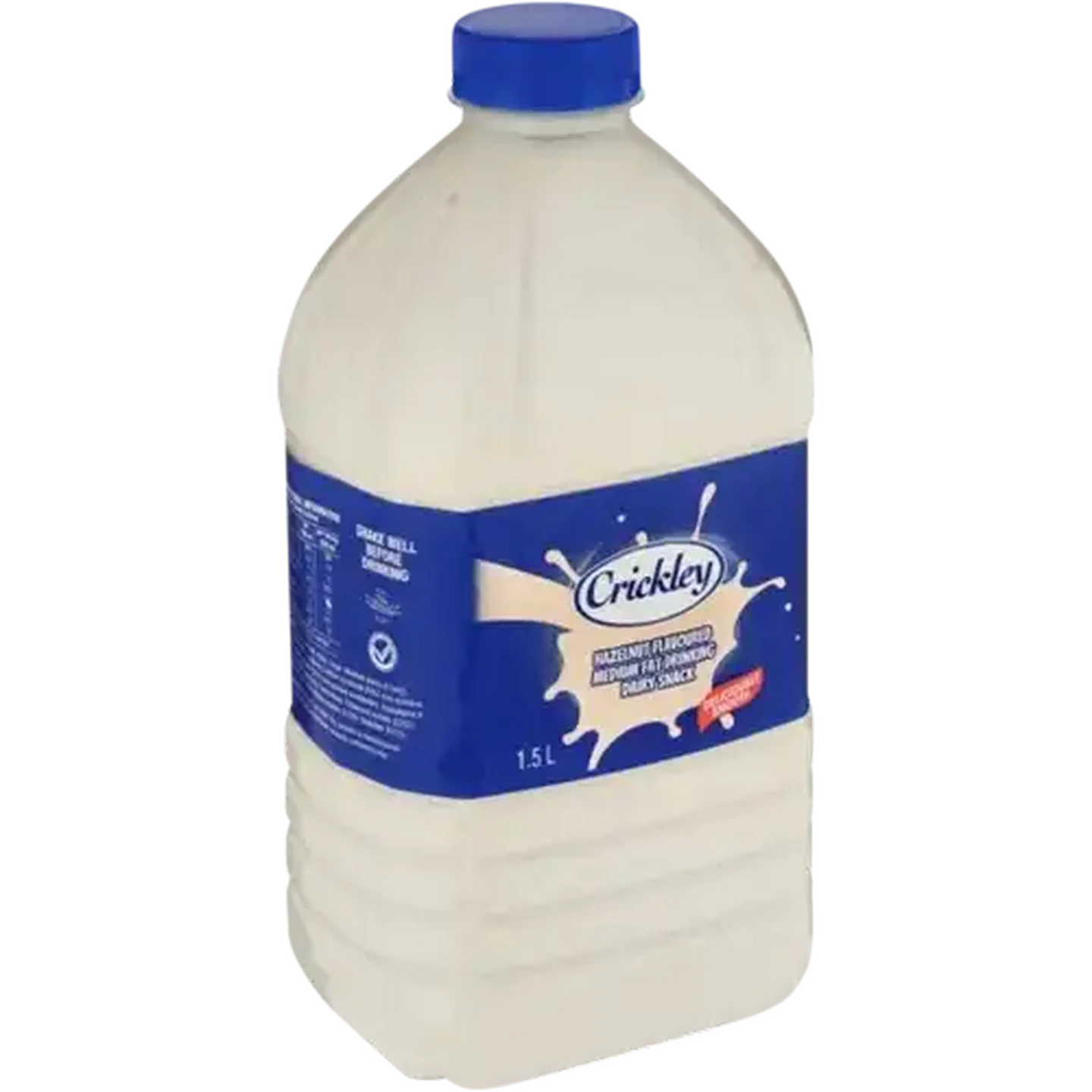Image of Crickley Hazelnut Flavoured Medium Fat Drinking Dairy Snack 1.5L