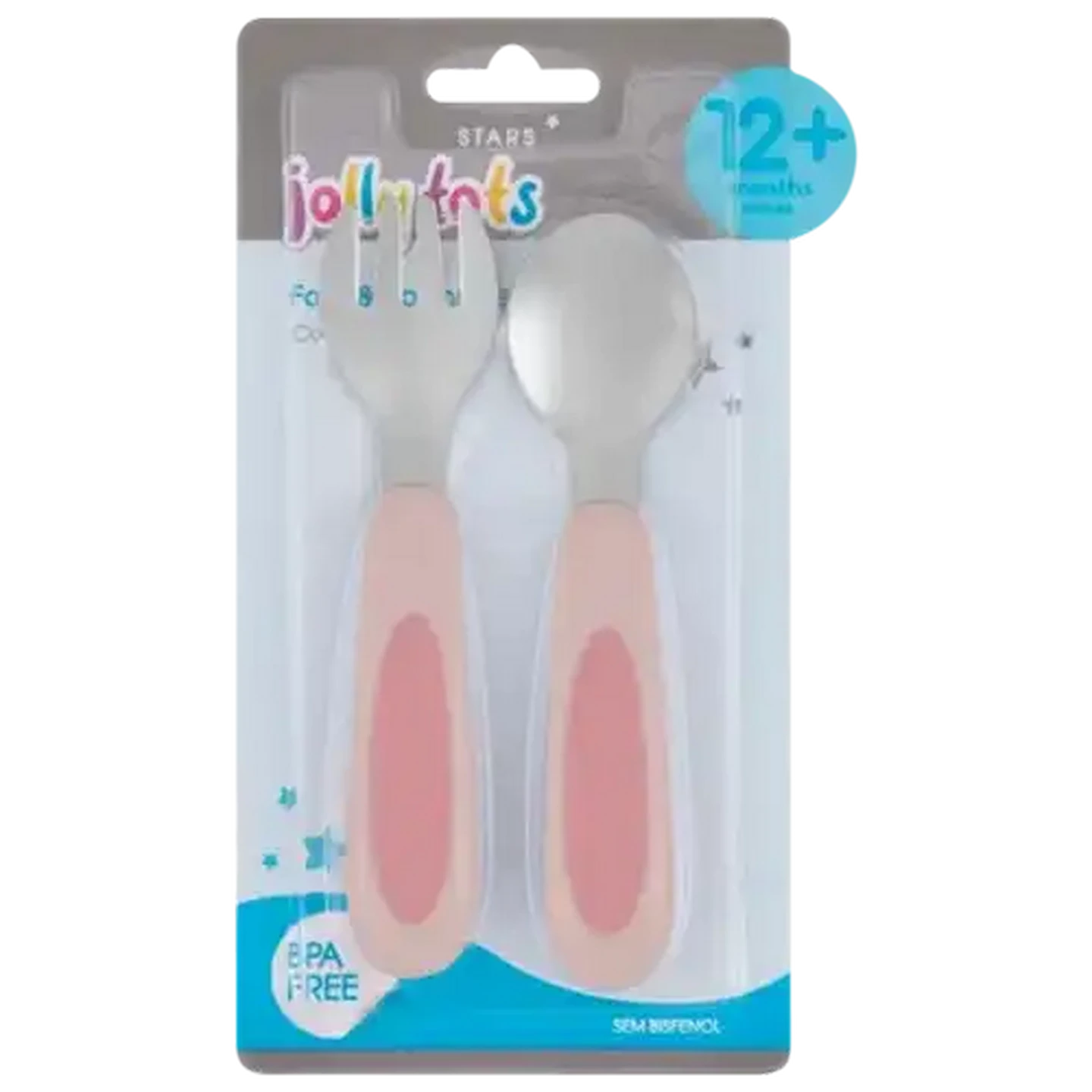 Image of Jolly Tots Fork & Spoon 2 Pack (Colour May Vary)