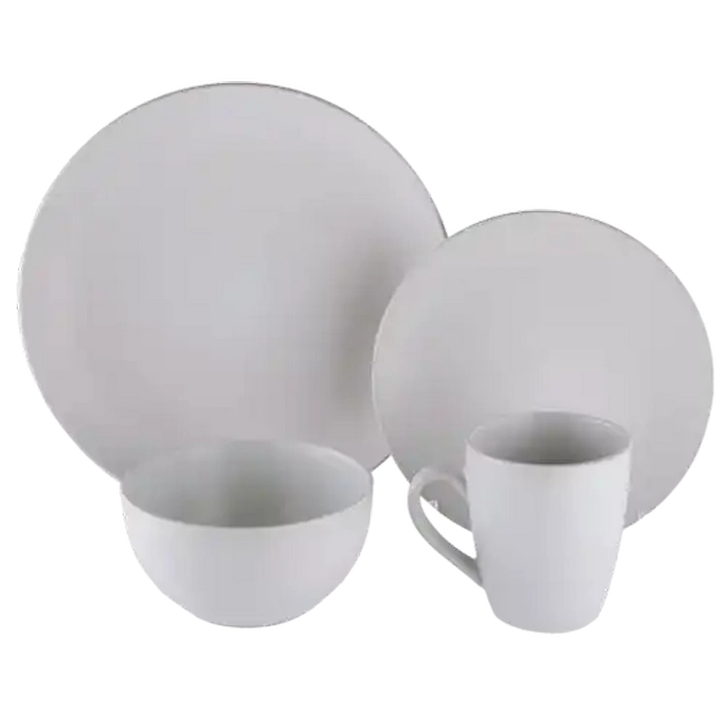 Image of Matilda Matt White Dinner Set 16 Piece
