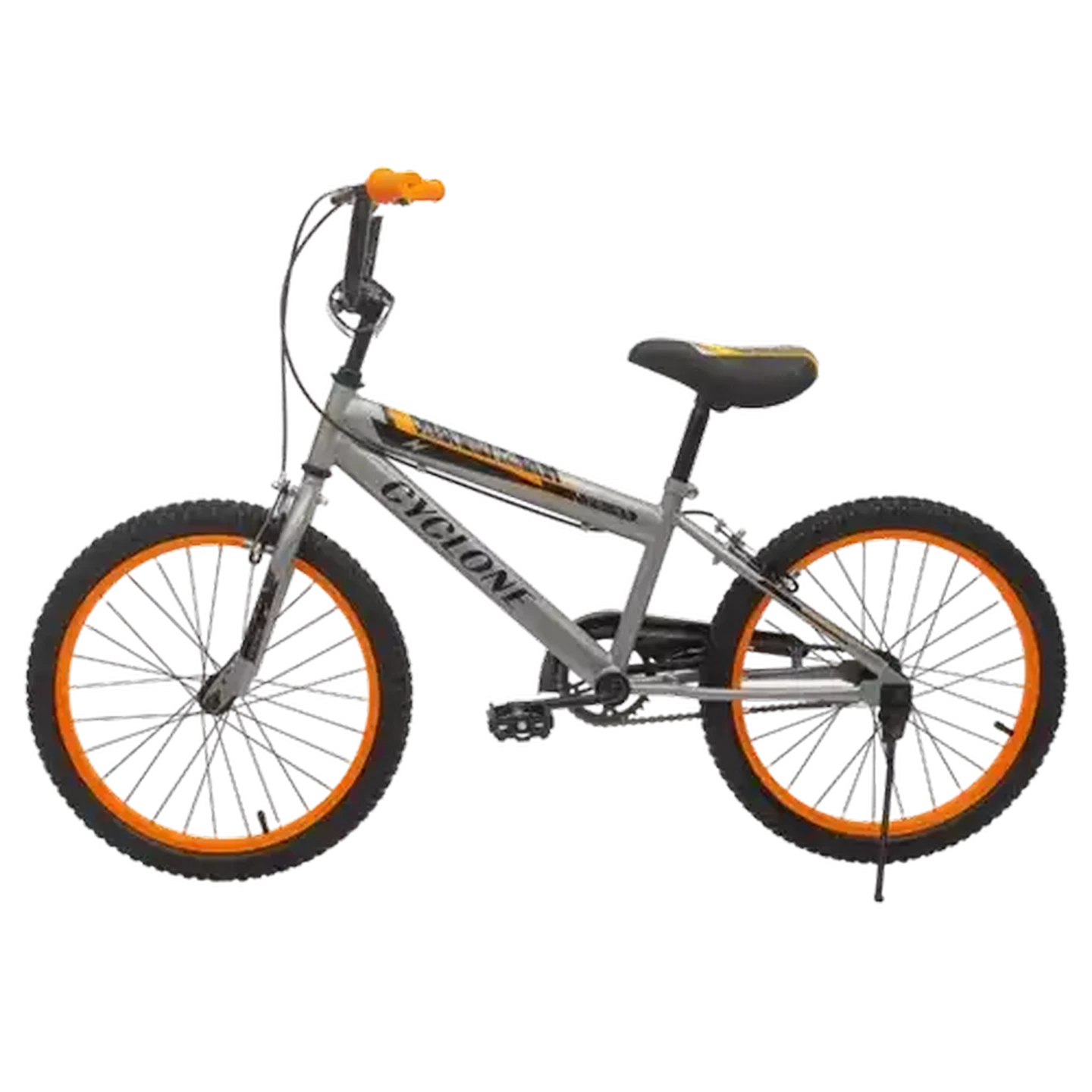 Checkers Sixty60 | Cyclone BMX Silver & Orange Bicycle 20 Inch