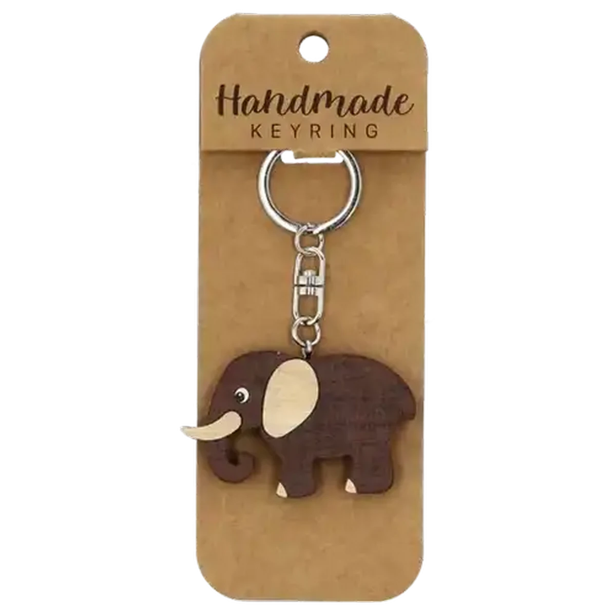 小物 isecai Toy-Brick Wallet Chain Wood Checkers Sixty60 | Shapiro Elephant Handmade Wood Keyring