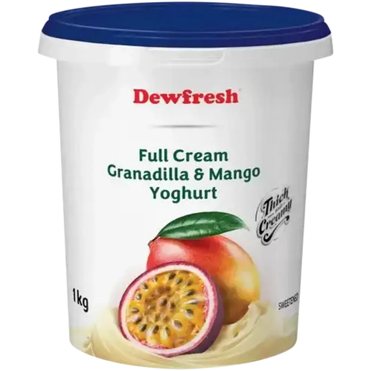 Checkers Sixty60 | Dewfresh Granadilla & Mango Full Cream Yoghurt 1kg