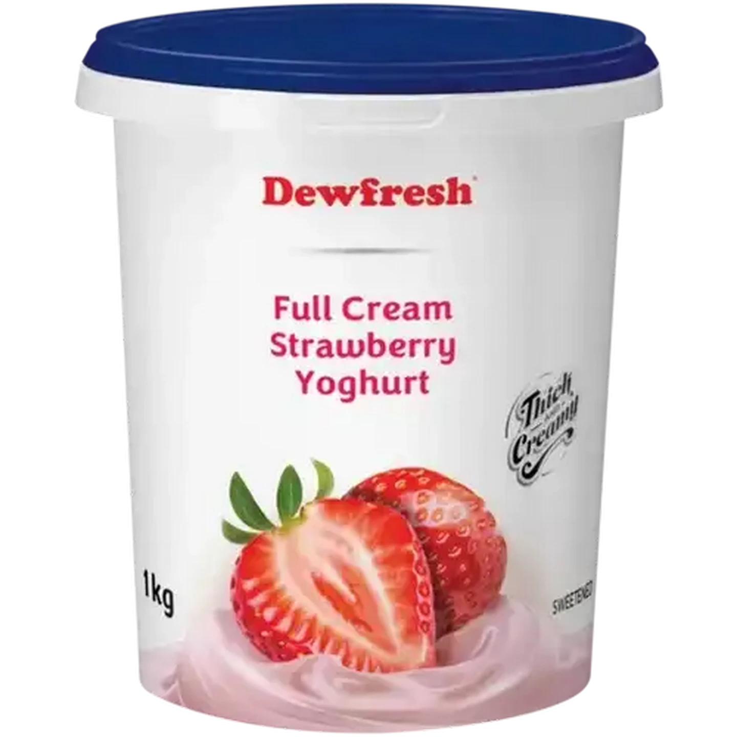 Checkers Sixty60 | Dewfresh Strawberry Full Cream Yoghurt 1kg