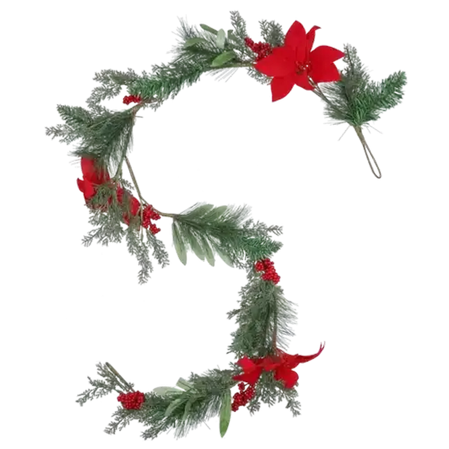 Image of Poinsettia Floristry Garland 1.5m