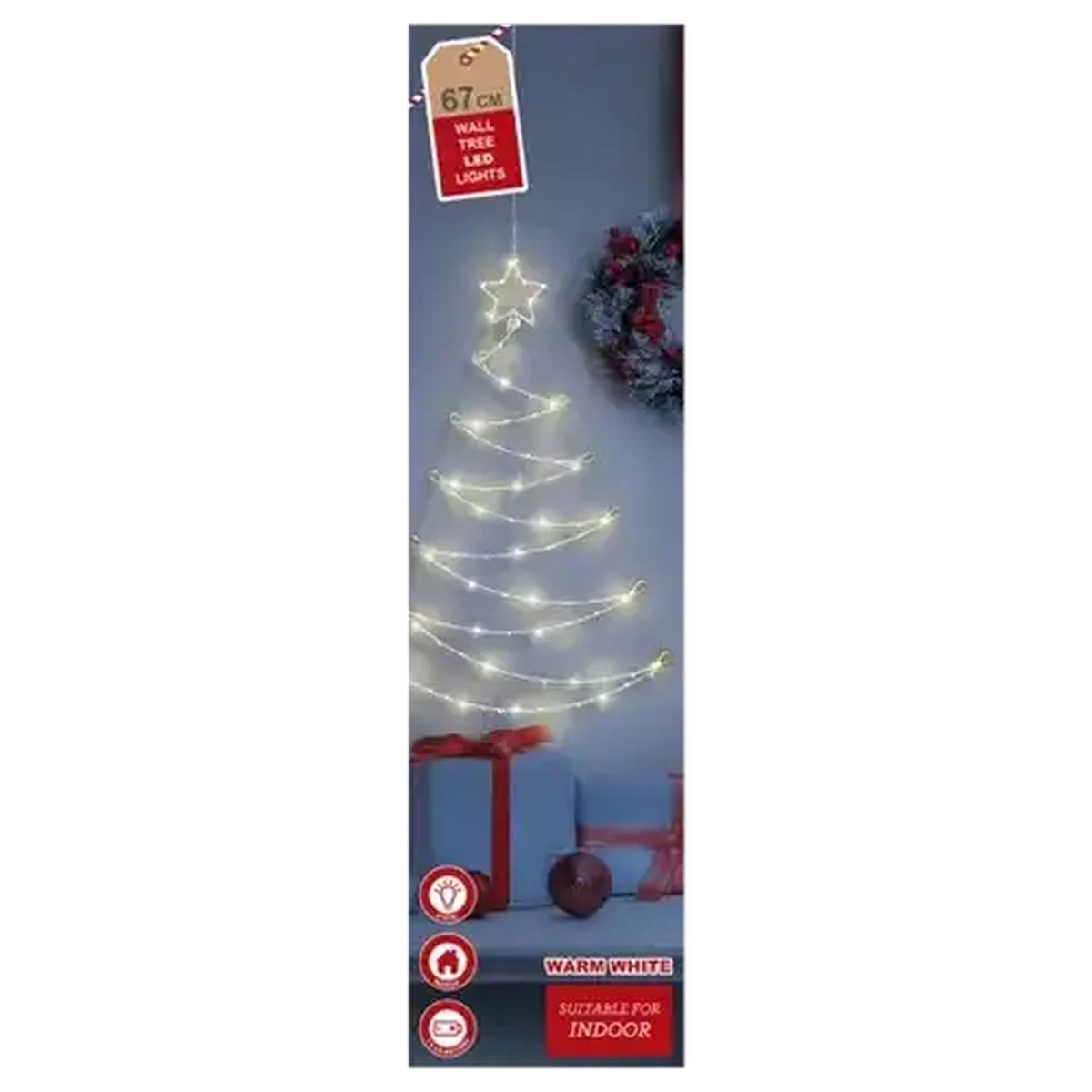 Checkers Sixty60 | Wall LED Christmas Tree Light 67cm