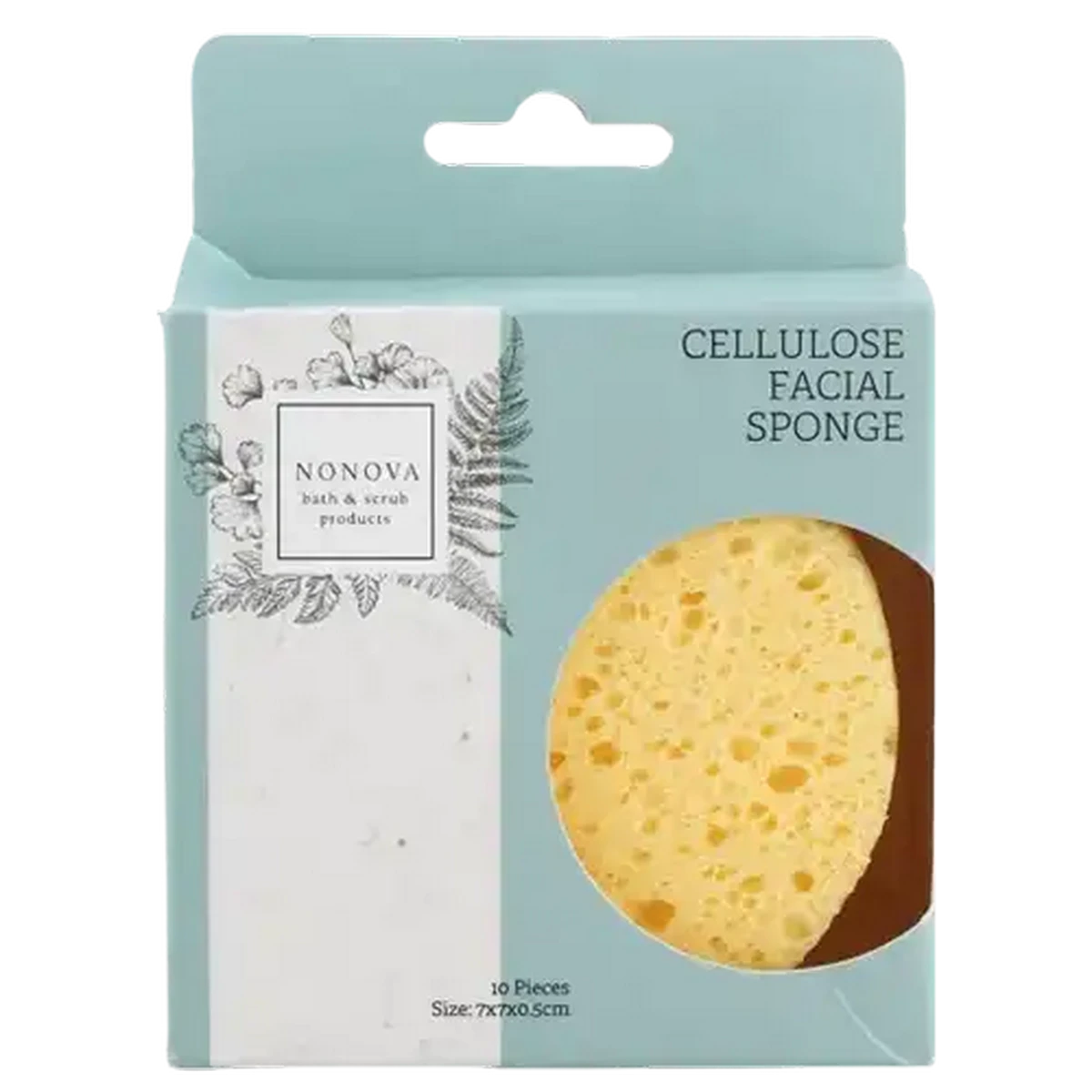 Checkers Sixty60 | Nonova Cellulose Face Sponge 7 x 7 x 0.5cm 10-Pack