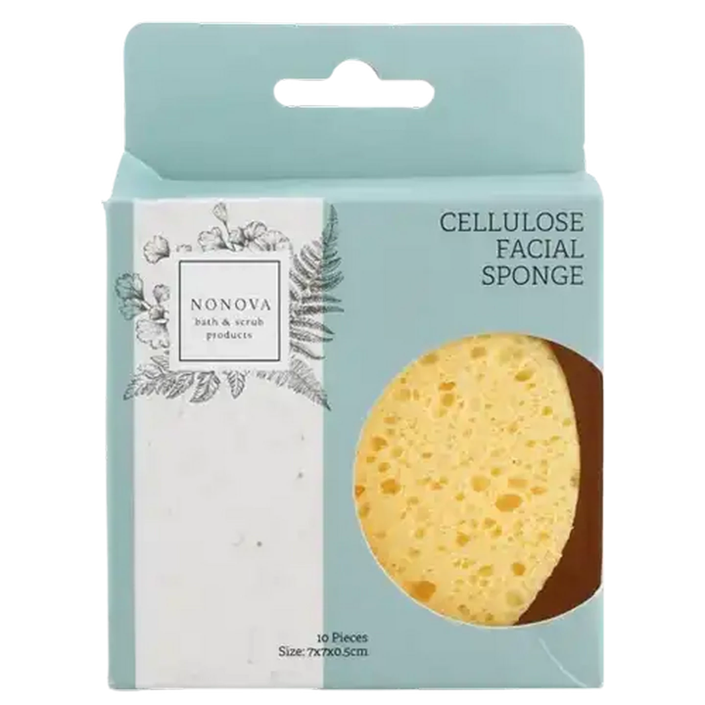 Checkers Sixty60 | Nonova Cellulose Face Sponge 7 x 7 x 0.5cm 10-Pack