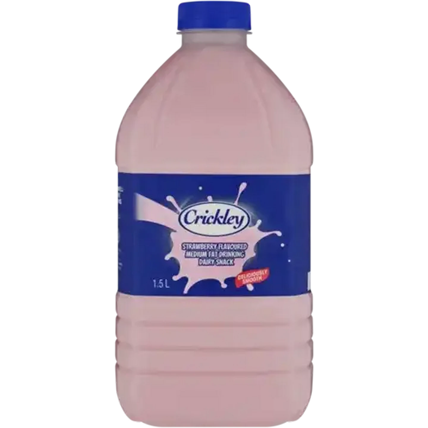 Image of Crickley Strawberry Flavoured Medium Fat Drinking Dairy Snack 1.5L