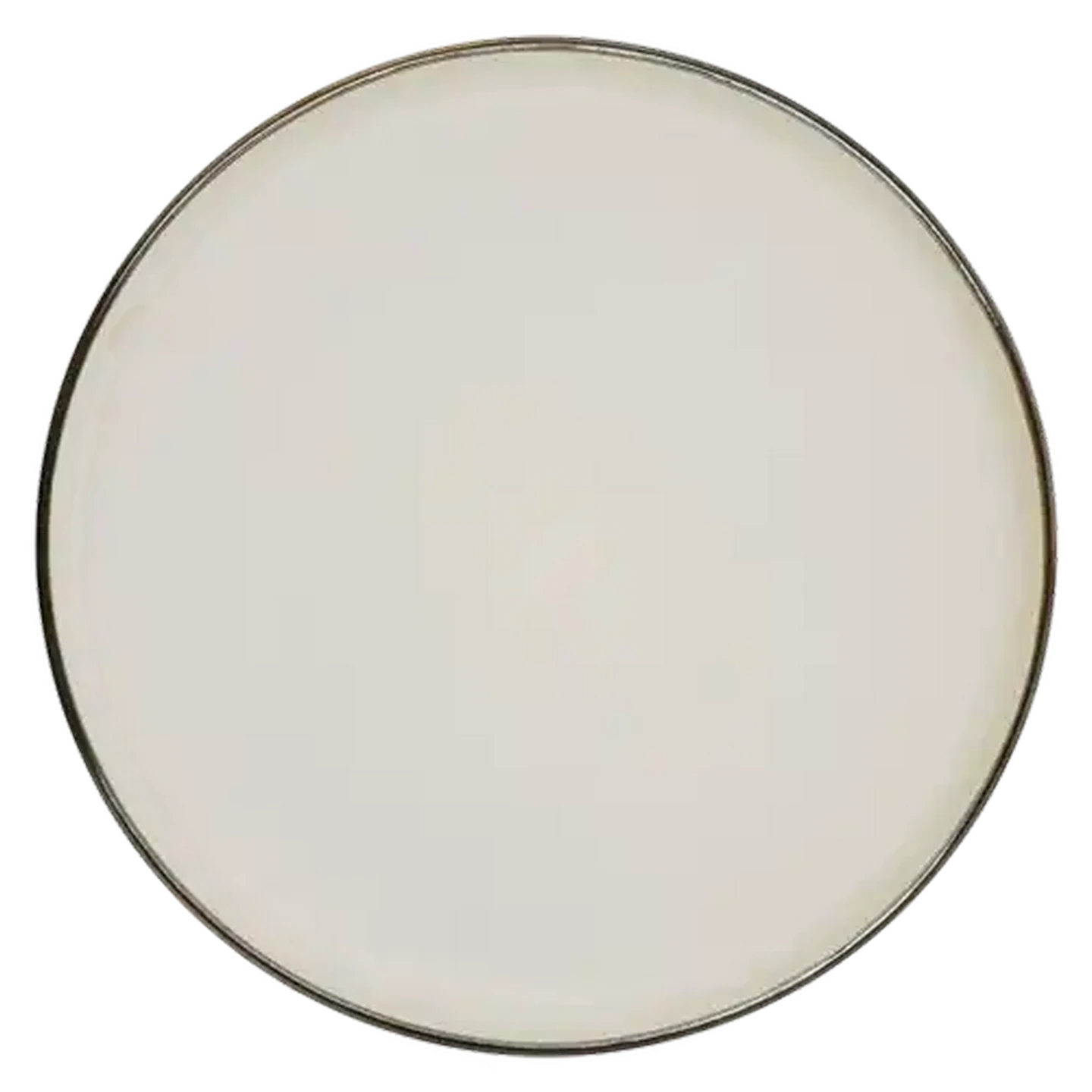 Image of Cream Gold Rim Dinner Plate 26cm