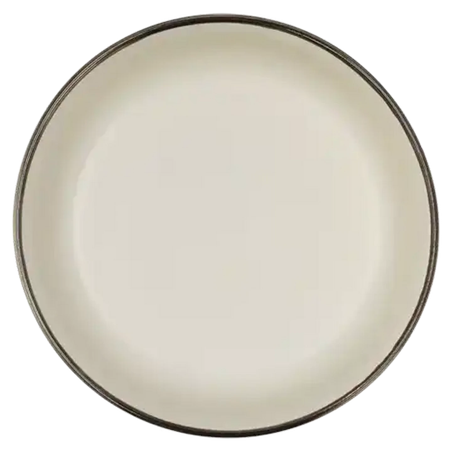 Image of Cream Gold Rim Bowl 15.5cm