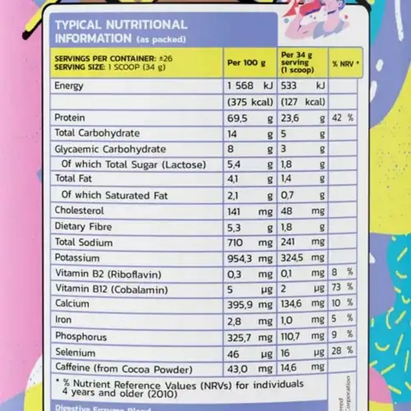 Image of METALAB BRIDGE Chocolate Milk Premium Whey Protein Blend 900g