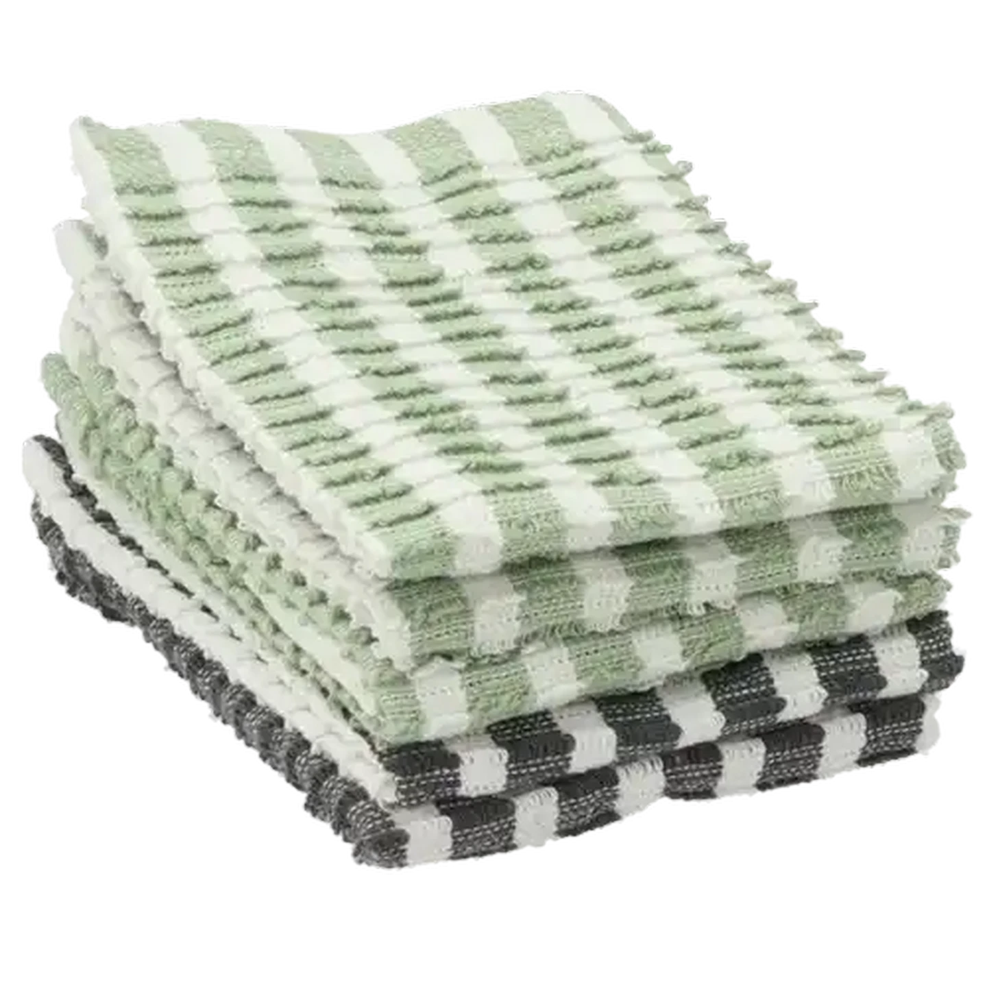 Image of Essentials London Terry Kitchen Swabs 30 x 30cm 5-Pack (Colour May Vary)