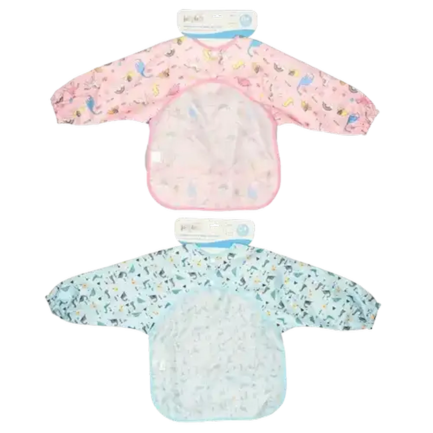 Image of Jolly Tots Waterproof Long Sleeve Bib 0 Months + (Design May Vary)