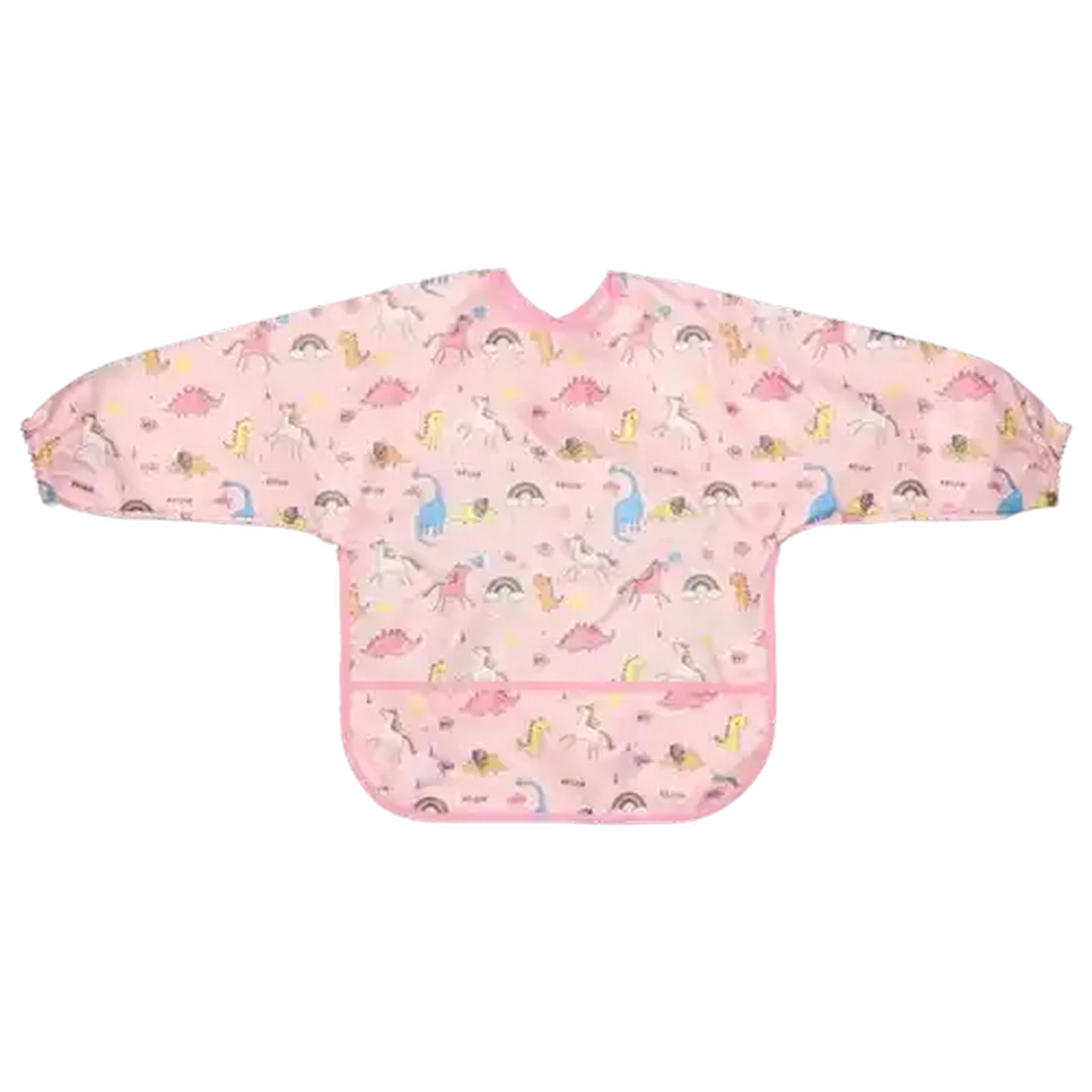Image of Jolly Tots Waterproof Long Sleeve Bib 0 Months + (Design May Vary)