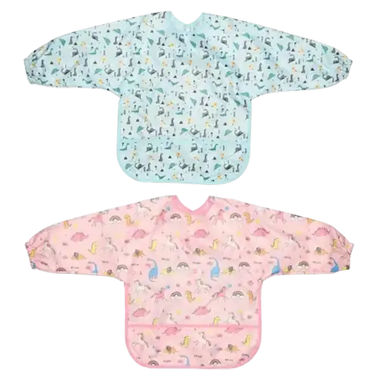Image of Jolly Tots Waterproof Long Sleeve Bib 0 Months + (Design May Vary)