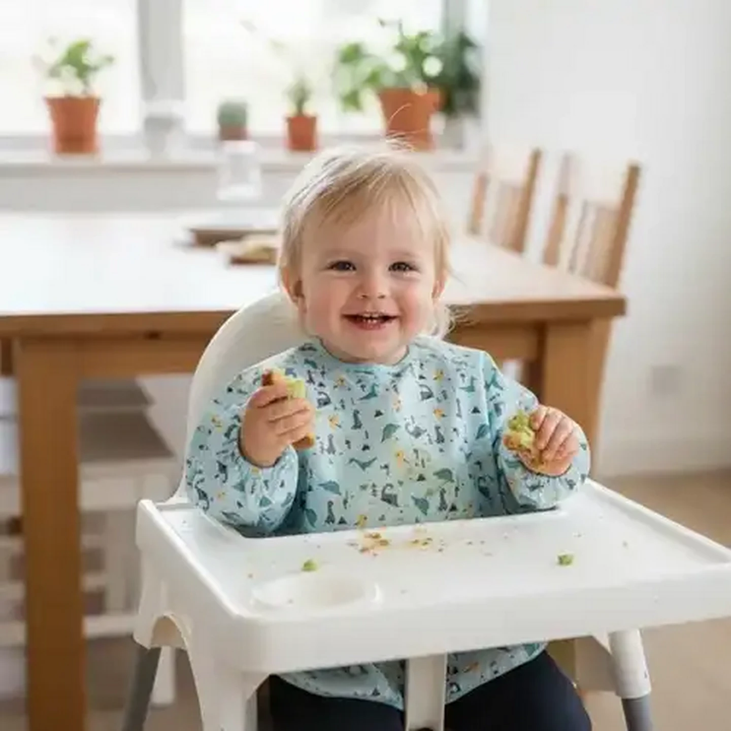 Image of Jolly Tots Waterproof Long Sleeve Bib 0 Months + (Design May Vary)