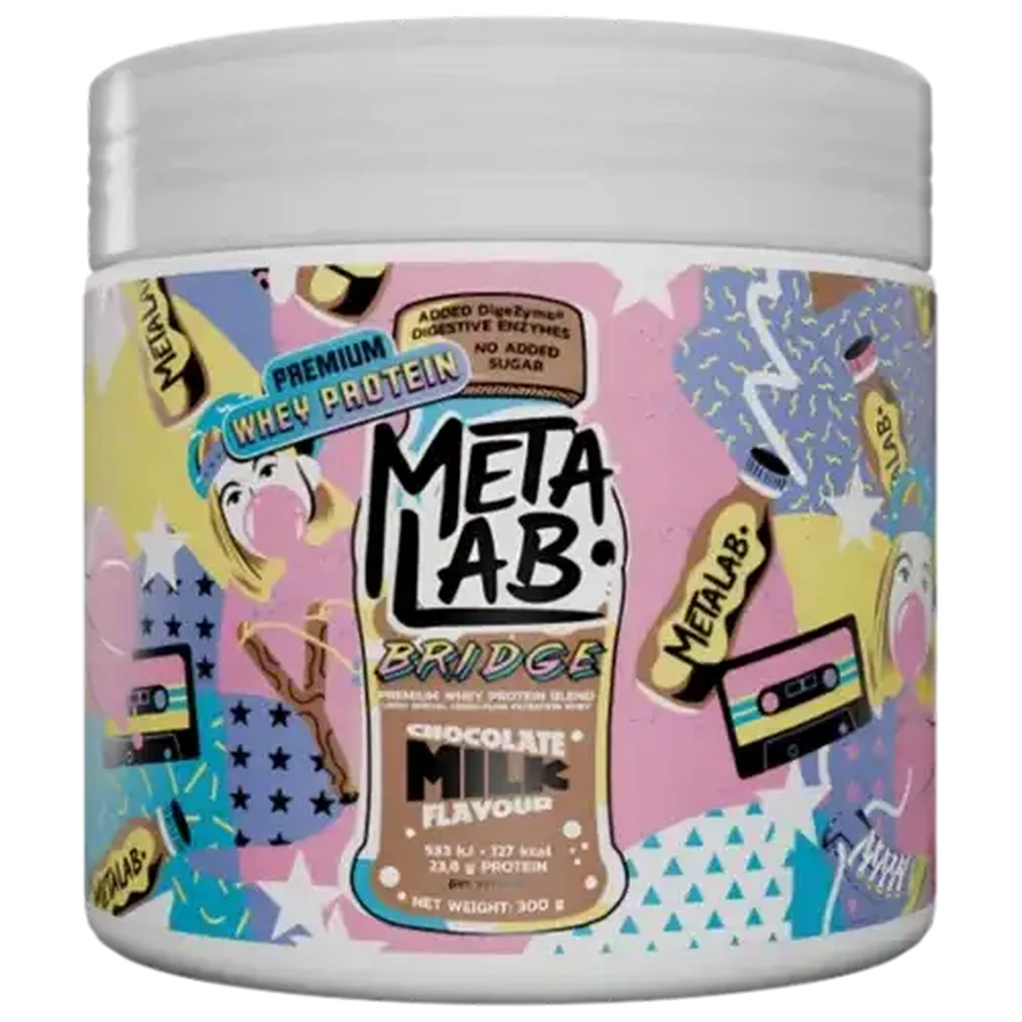 Image of METALAB BRIDGE Chocolate Milk Premium Whey Protein Blend 300g