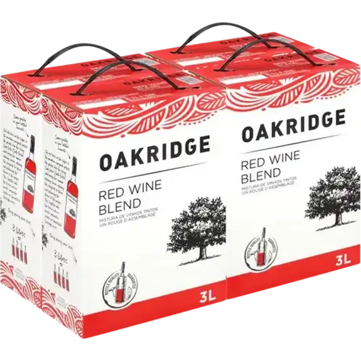 Checkers Sixty60 | Oakridge Red Wine Boxes 4 x 3L