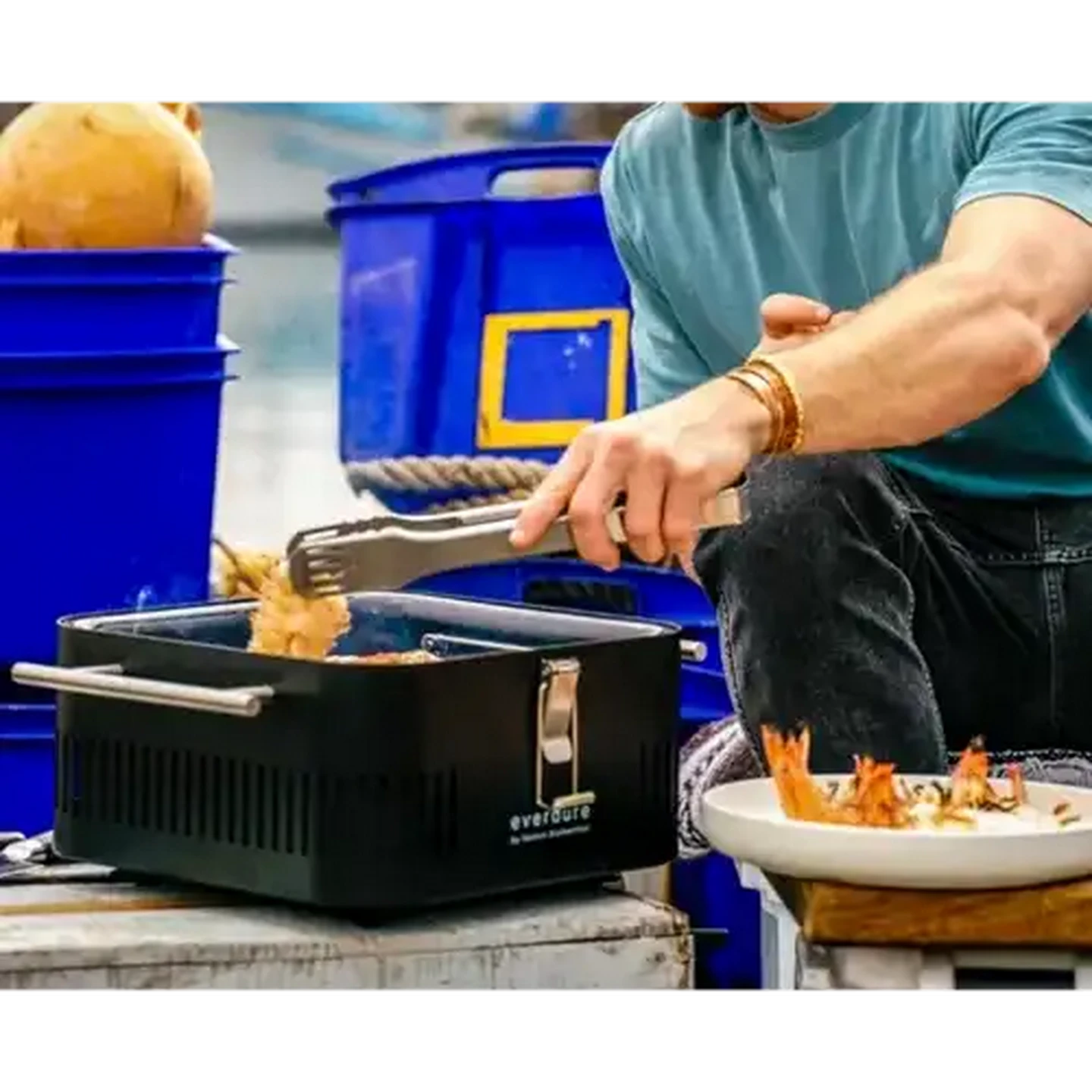 Checkers Sixty60 | Everdure Black Cube Charcoal Braai