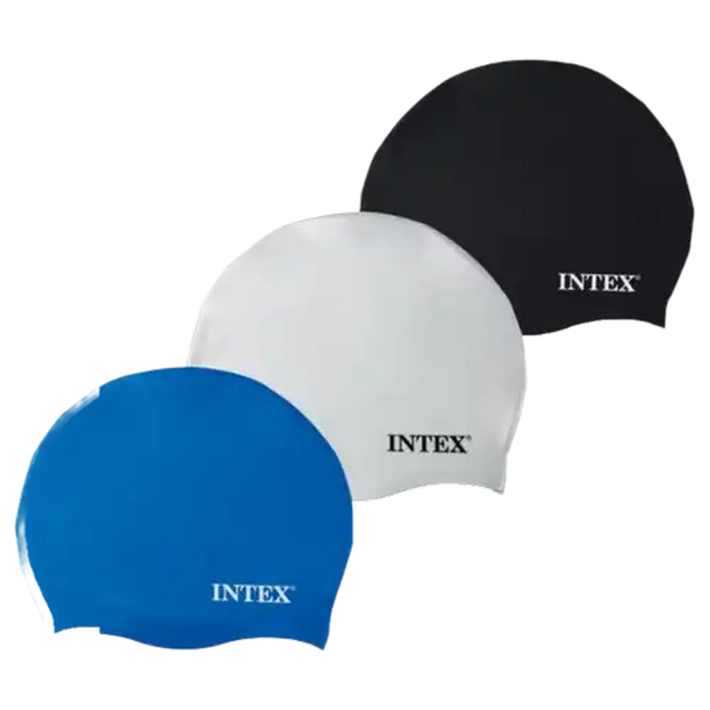Image of Intex Assroted Silicone Swim Cap (Design May Vary)