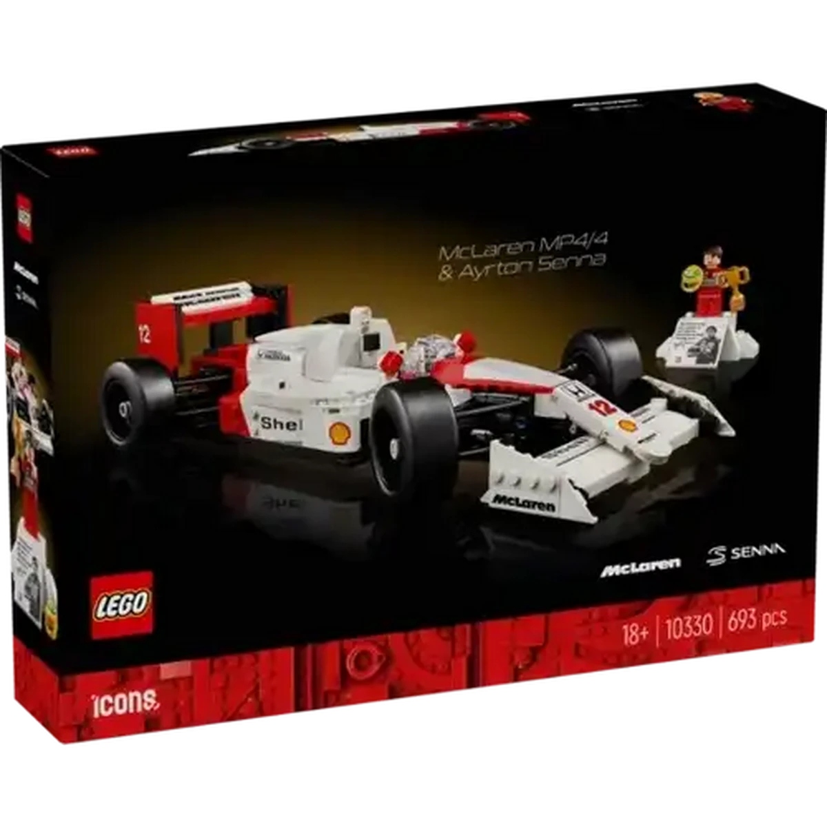 Checkers Sixty60 | LEGO® ICONS™ McLaren MP4/4 & Ayrton Senna Set