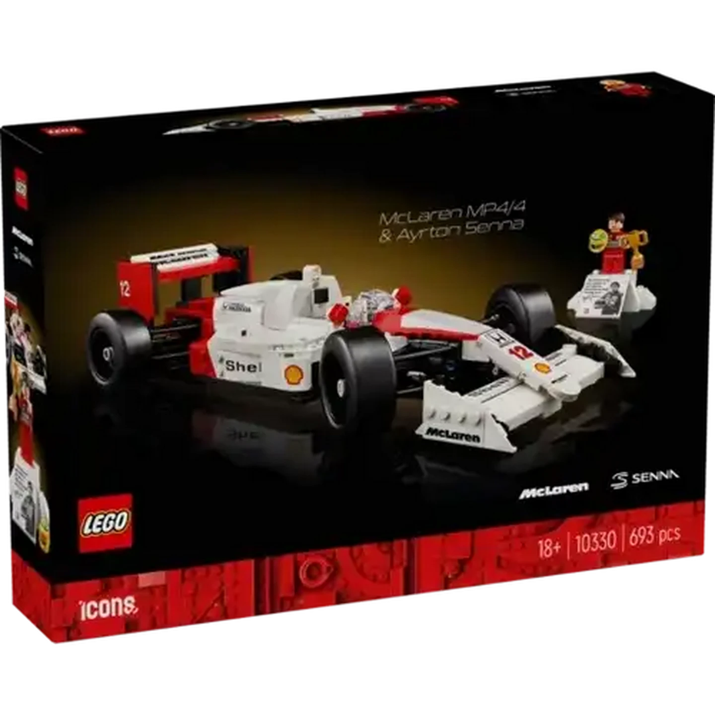 Checkers Sixty60 | LEGO® ICONS™ McLaren MP4/4 & Ayrton Senna Set