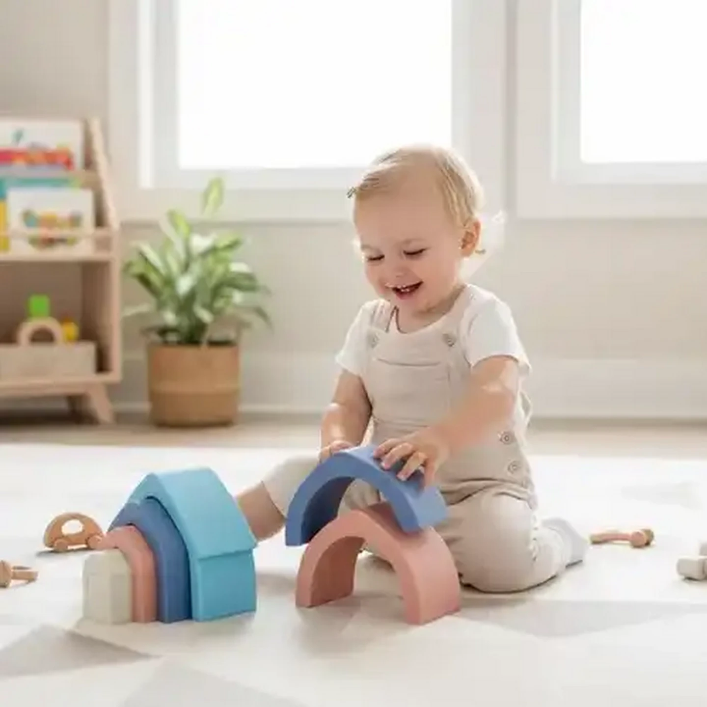Image of Jolly Tots Sort & Stack Shapes 6 Months+ 4-Pack