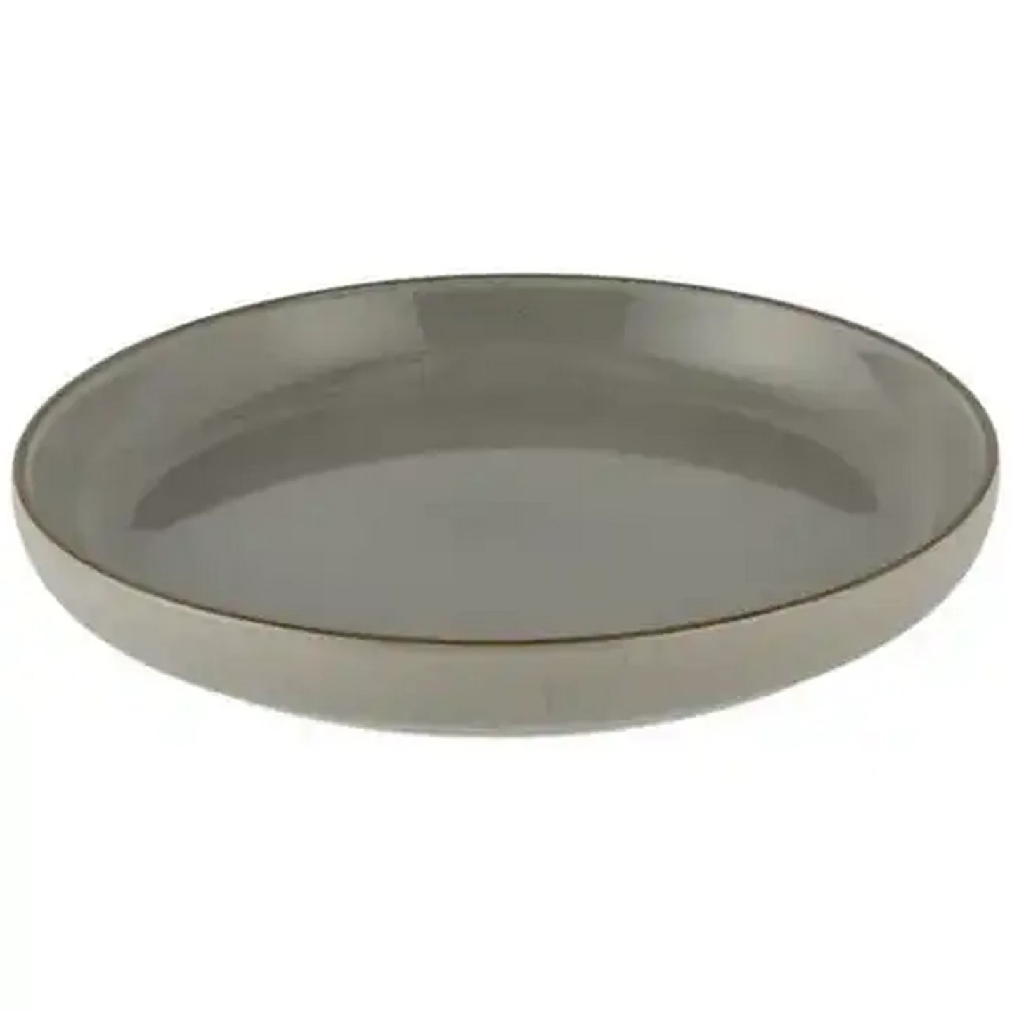 Image of Rustic Dark Grey Side Plates 21cm 4-Pack