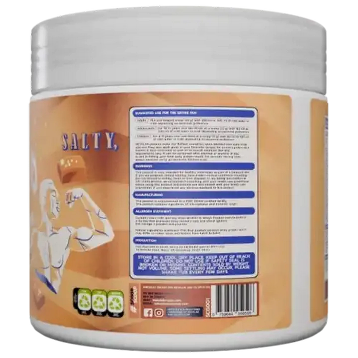 Image of METALAB BRIDGE Salted Caramel Premium Whey Protein Blend 300g