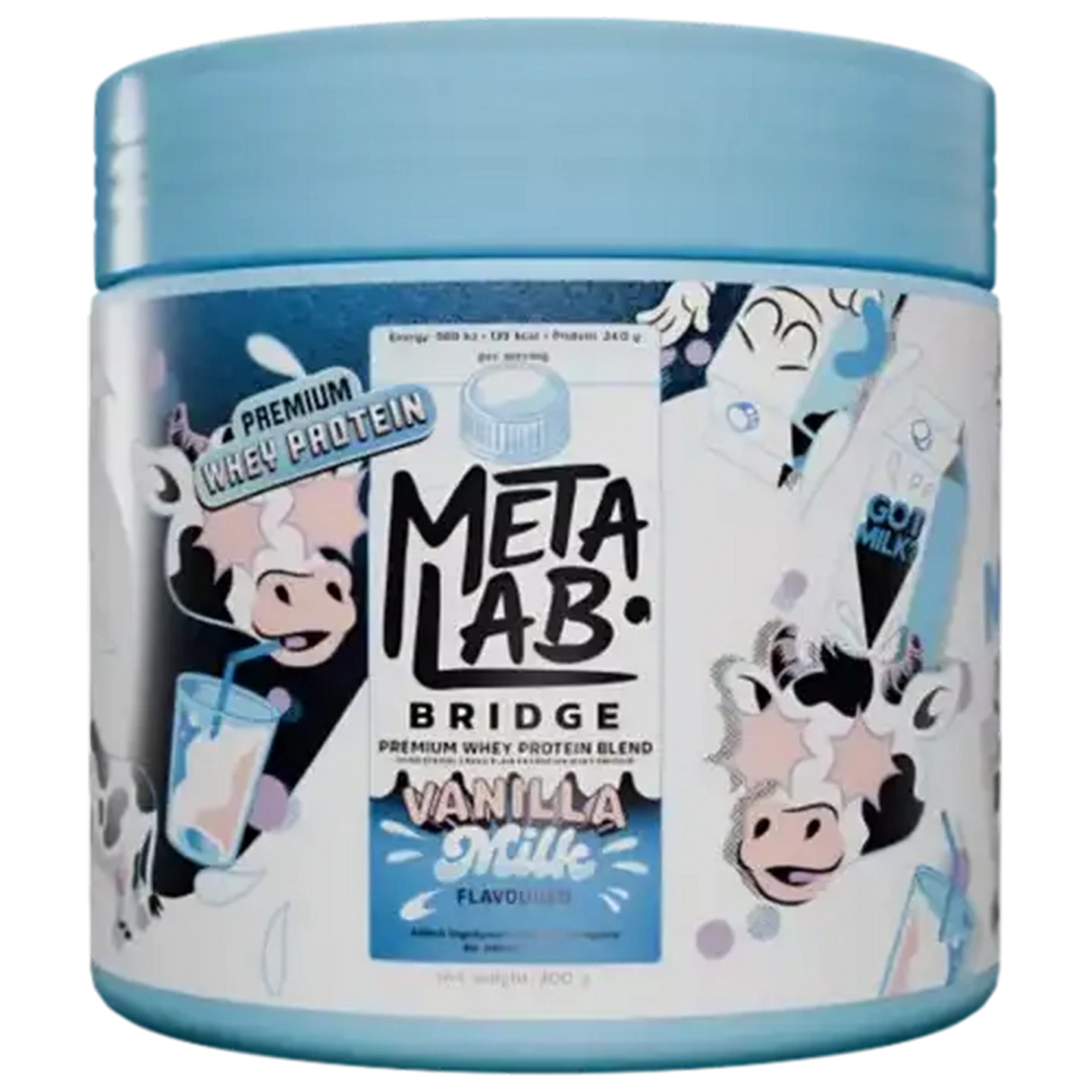 Image of METALAB BRIDGE Vanilla Milk Premium Whey Protein Blend 300g