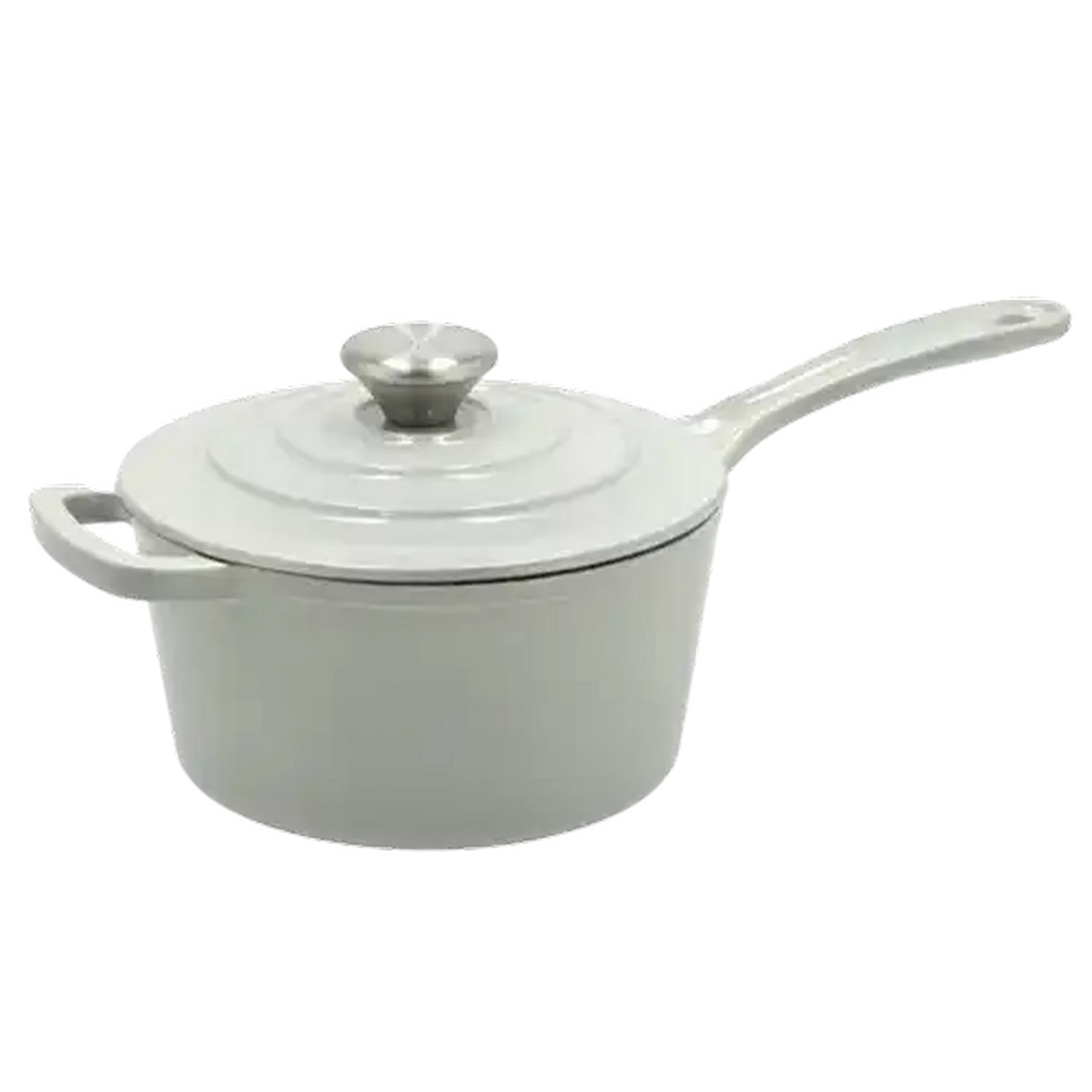 Image of Forage And Feast Cream Cast Iron Sauce Pan 19cm