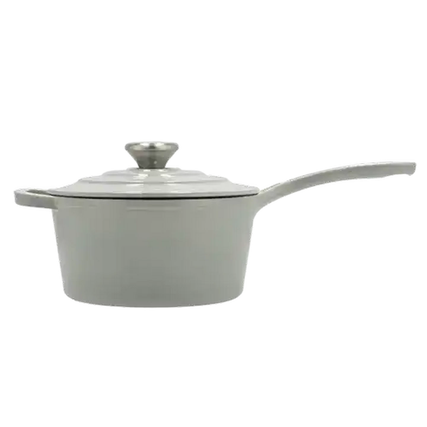 Image of Forage And Feast Cream Cast Iron Sauce Pan 19cm
