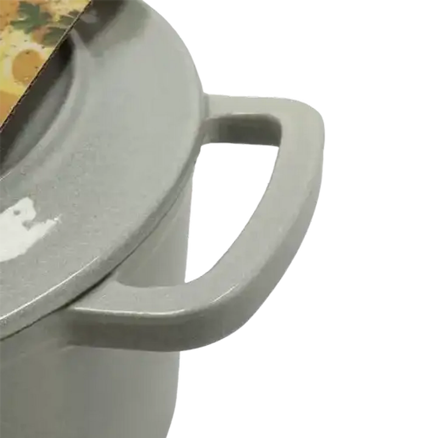 Image of Forage And Feast Cream Cast Iron Sauce Pan 19cm